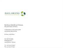 Tablet Screenshot of paul-bruns.de